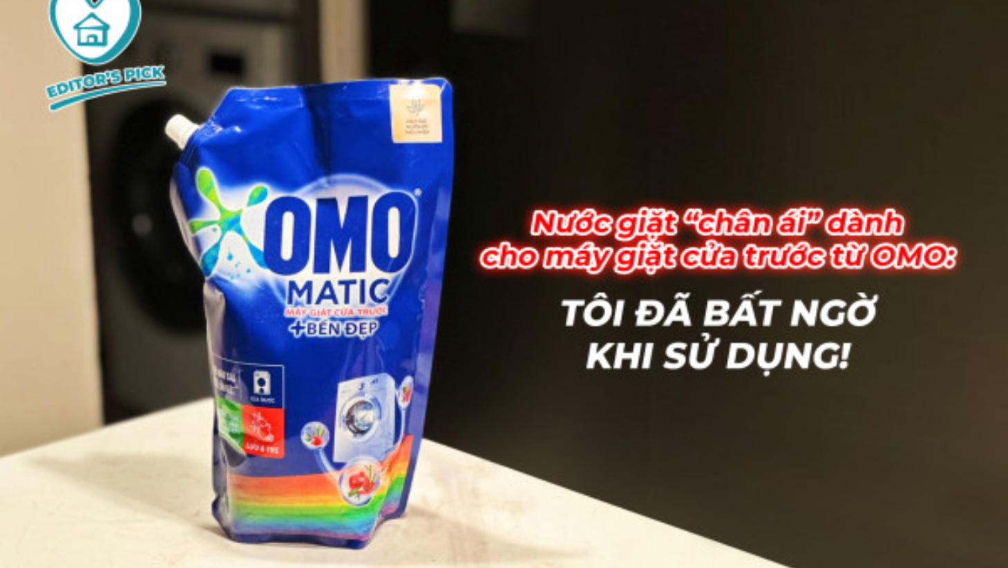 OMO Matic dành cho máy giặt cửa trước định vị thương hiệu nhắm đến khách hàng sử dụng thiết bị hiện đại, có yêu cầu cao về hiệu quả giặt sạch và bảo vệ máy.