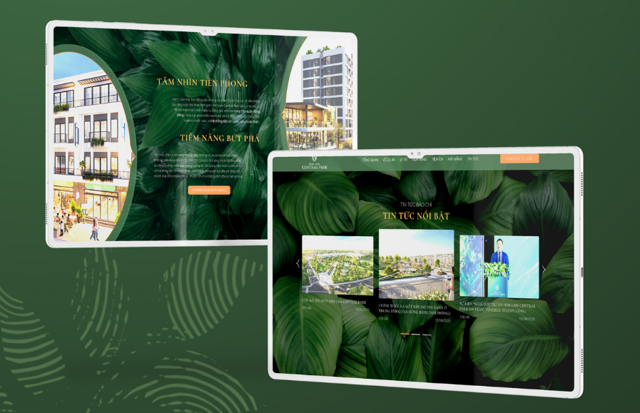 Thiết kế giao diện website đẹp