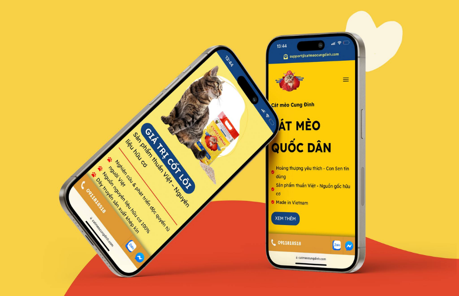 Thiết kế giao diện website thân thiện với mobile