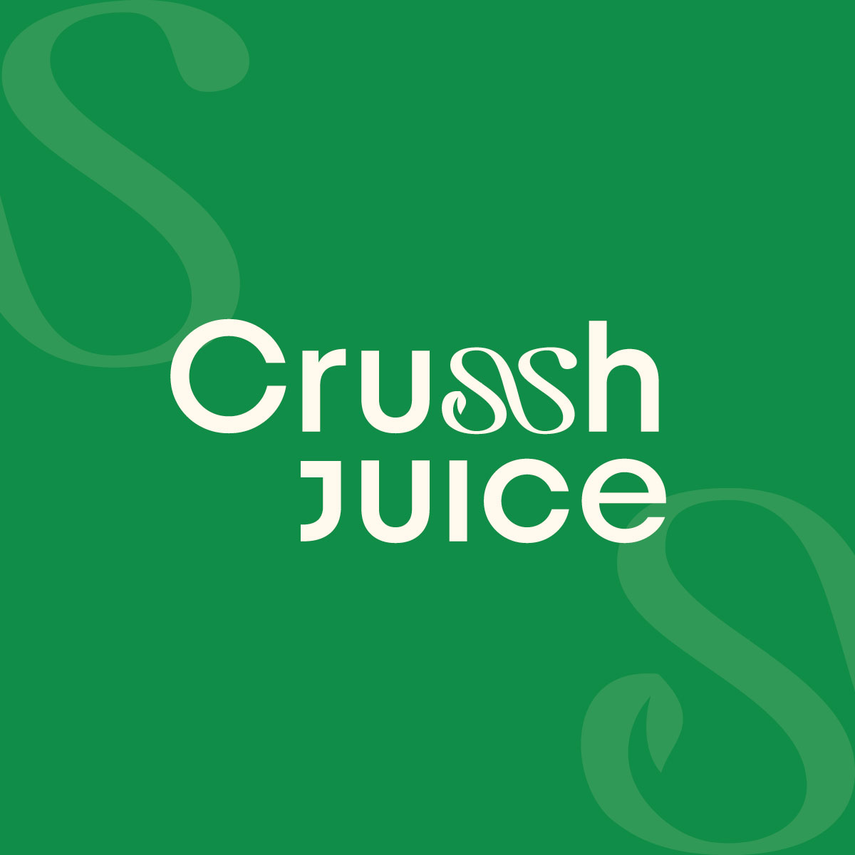 THIẾT KẾ LOGO DỰ ÁN CRUSSH JUICE