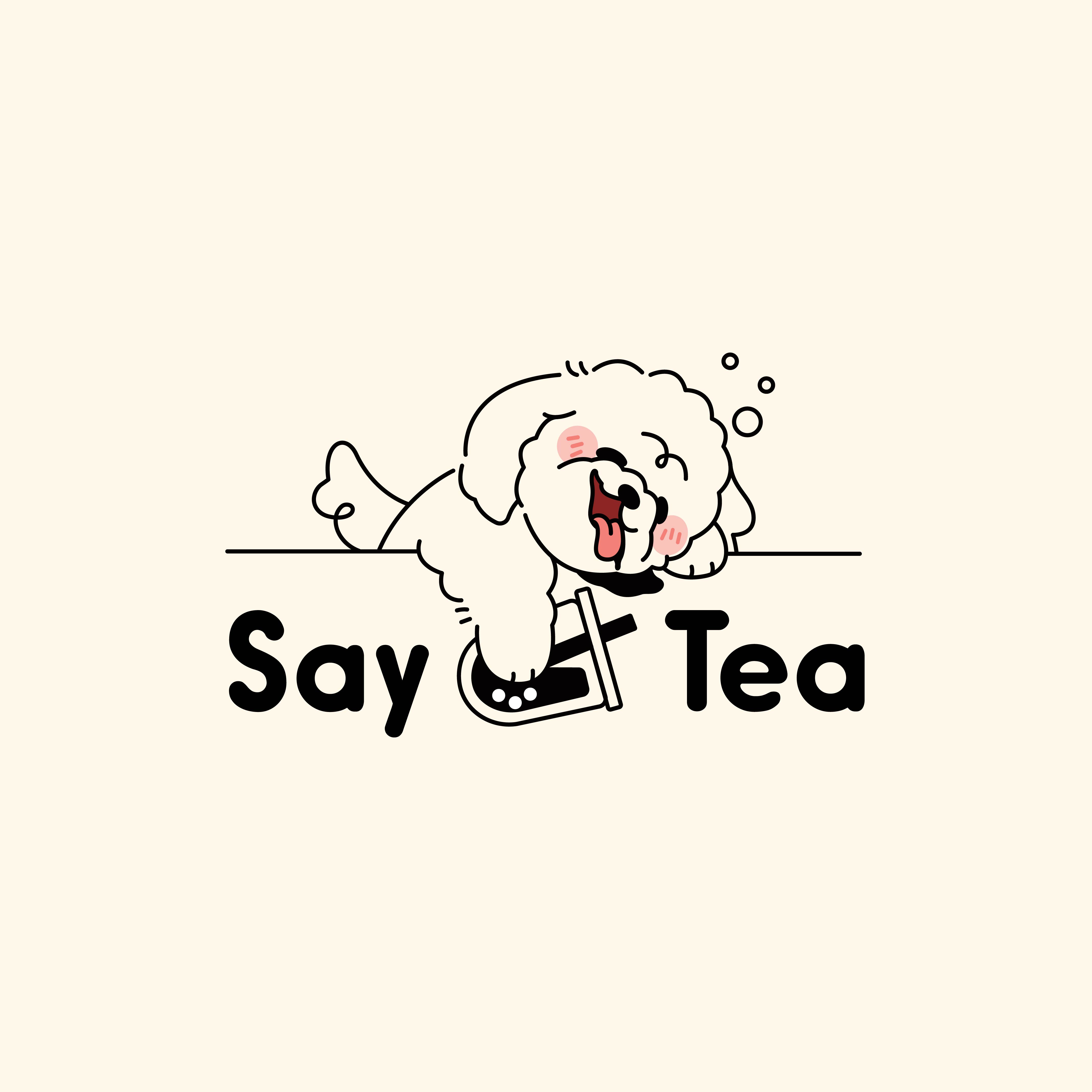 THIẾT KẾ LOGO TRÀ SỮA SAY TEA