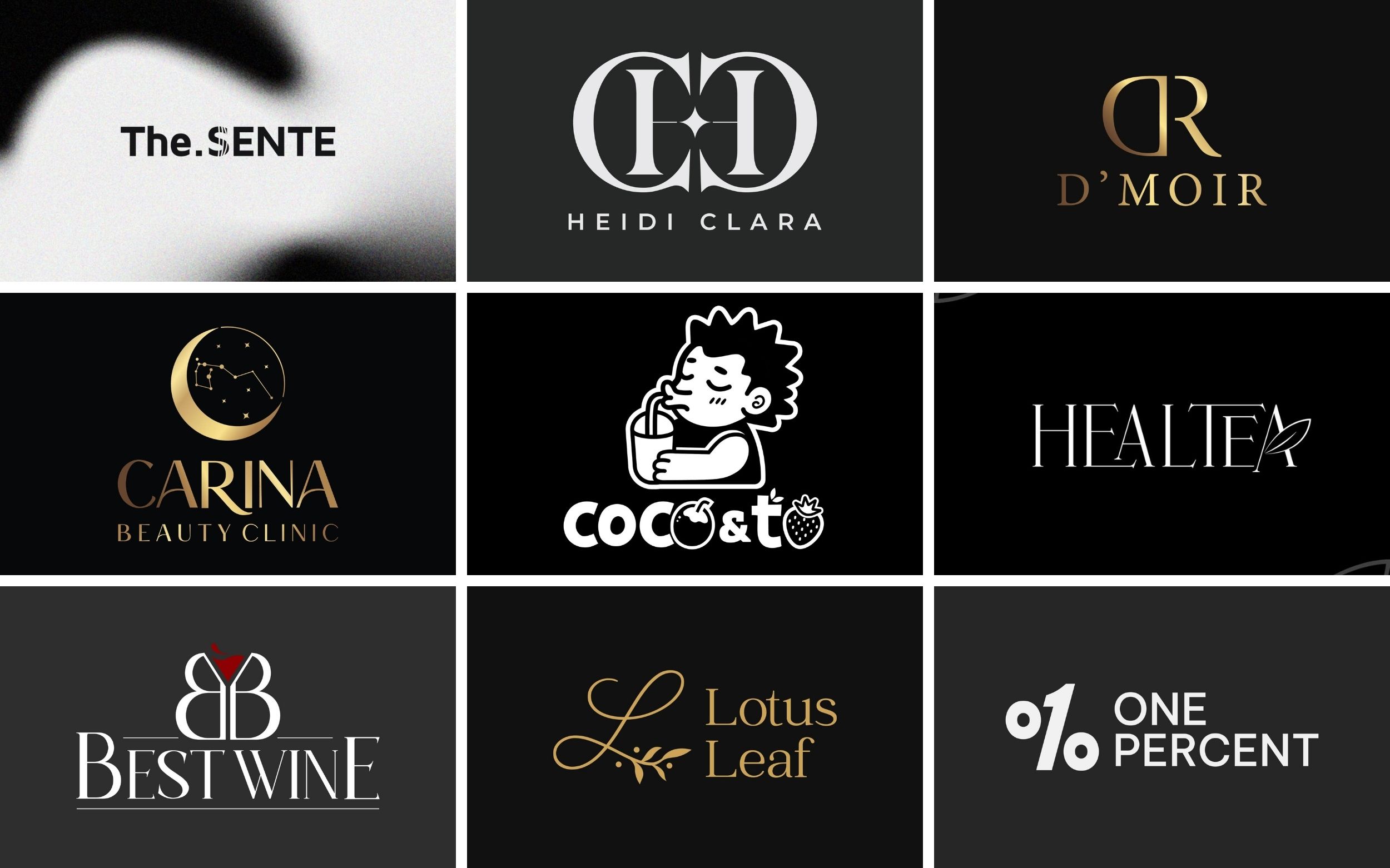 Khám phá 9 mẫu logo màu đen đầy cảm hứng đang trở thành xu hướng thiết kế thương hiệu
