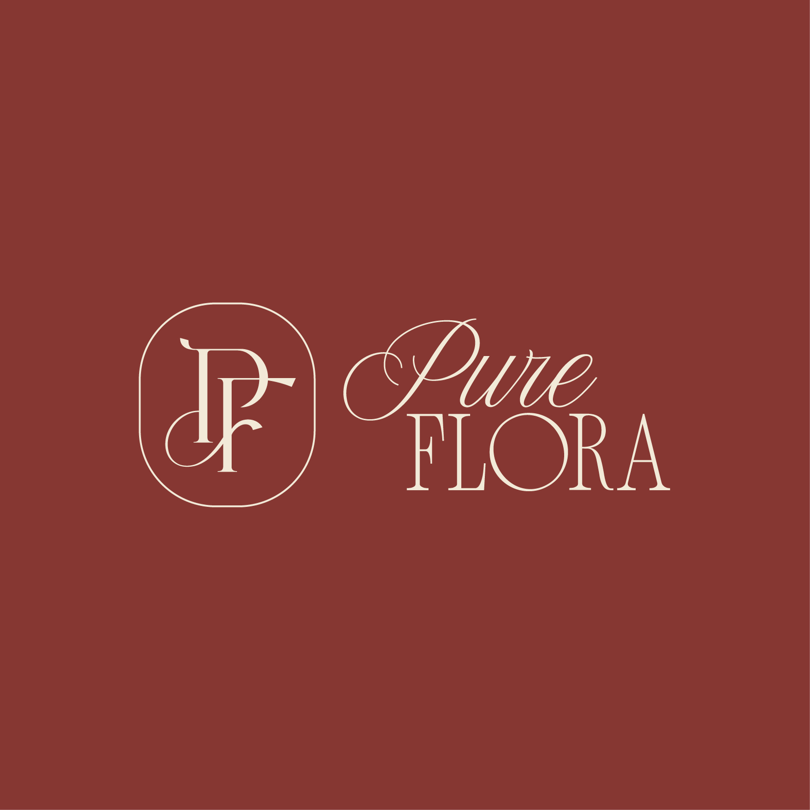 THIẾT KẾ LOGO DỰ ÁN PURE FLORA