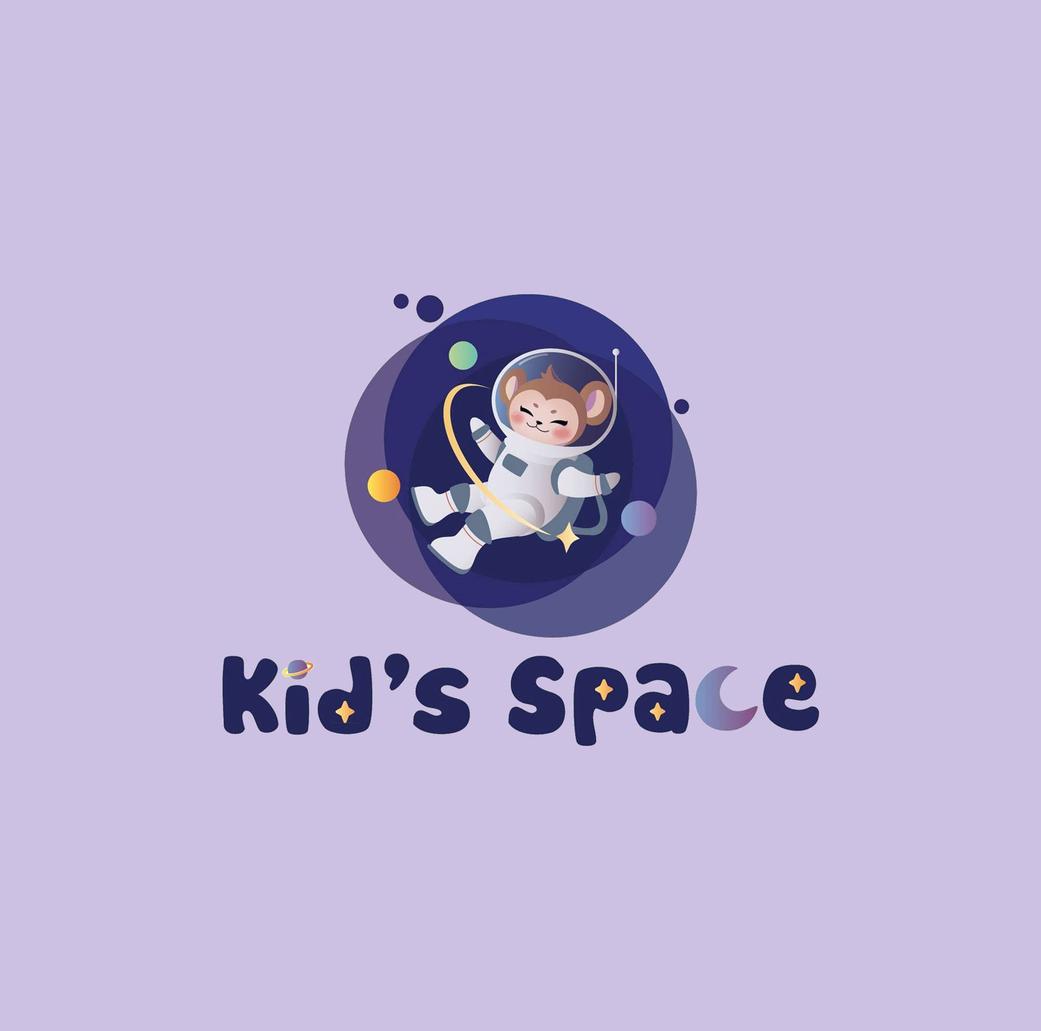 THIẾT KẾ LOGO KHU VUI CHƠI TRẺ EM KID'S SPACE