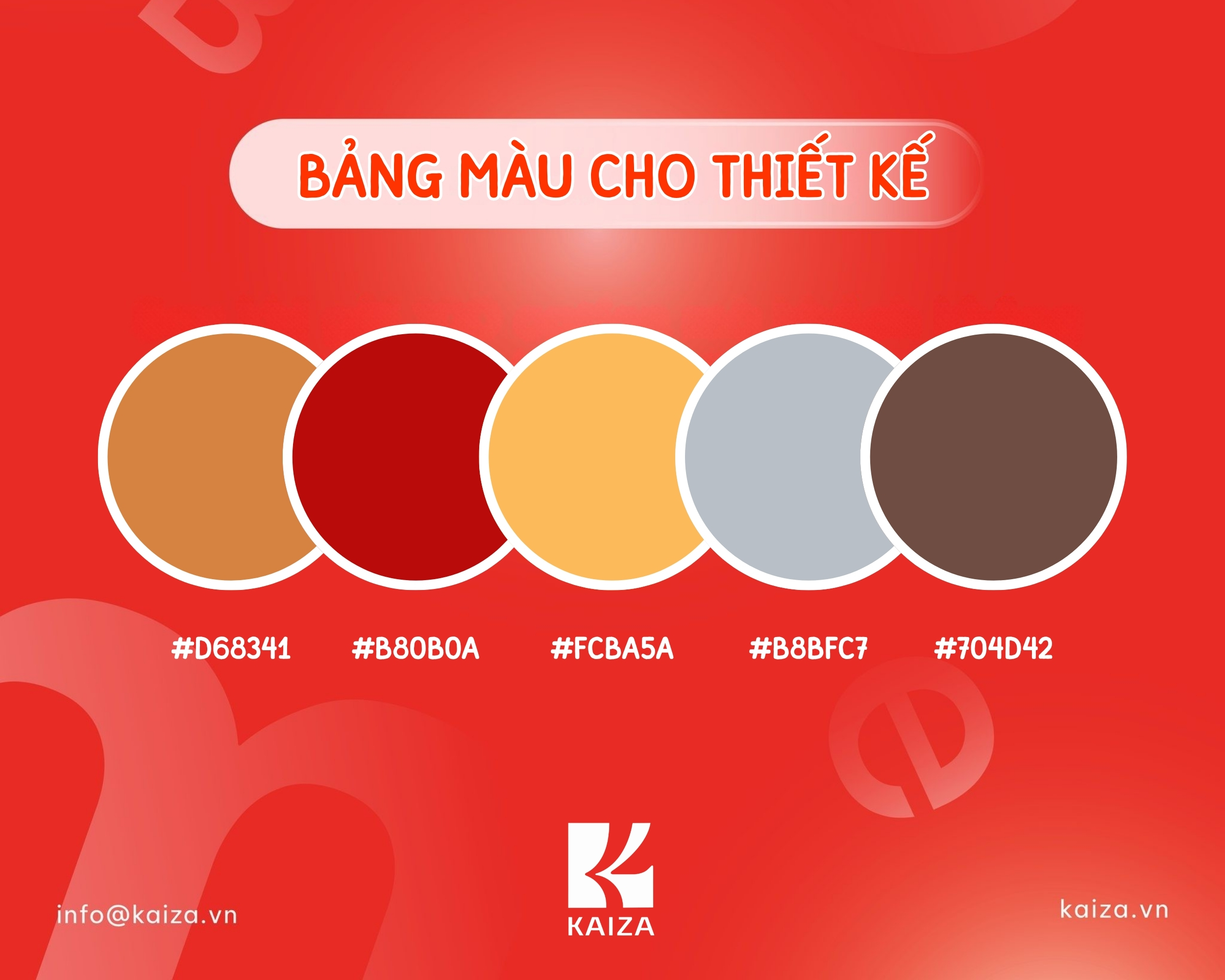 6 bảng màu cho thiết kế ngày lễ 30/4 - 1/5 không thể bỏ lỡ năm 2026