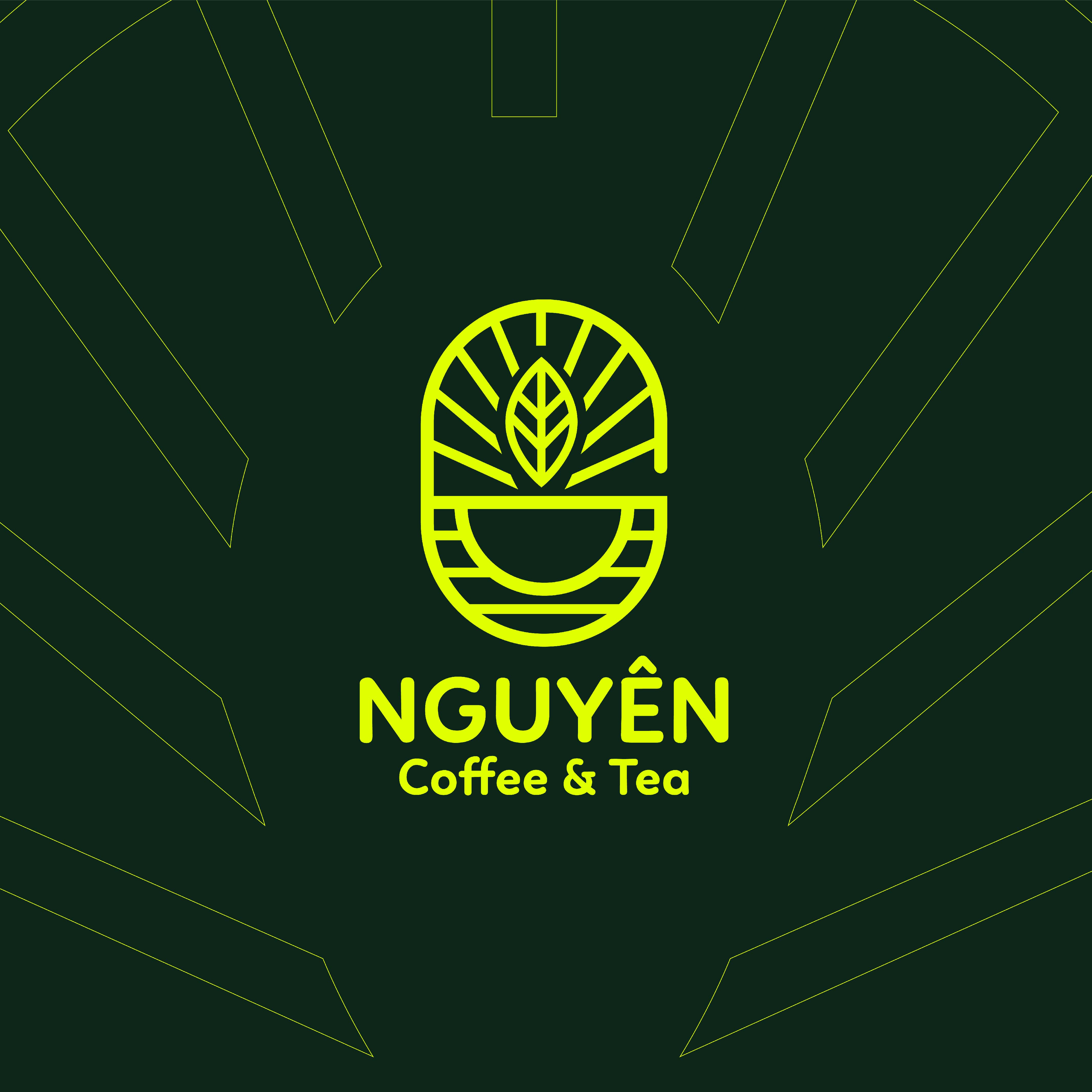 THIẾT KẾ LOGO DỰ ÁN NGUYÊN COFFEE & TEA