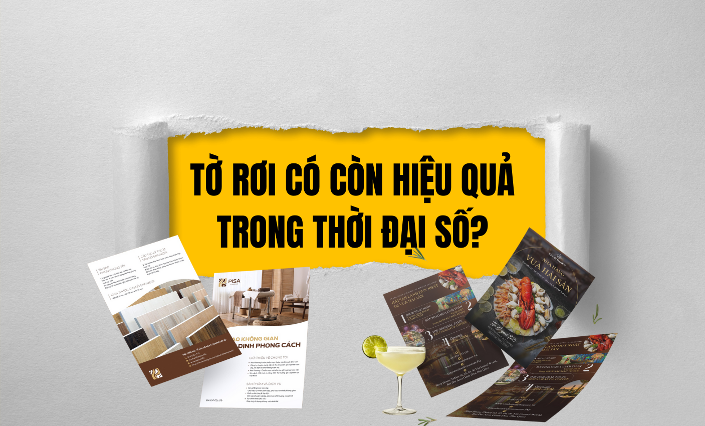 Tờ rơi có còn hiệu quả trong thời đại số?