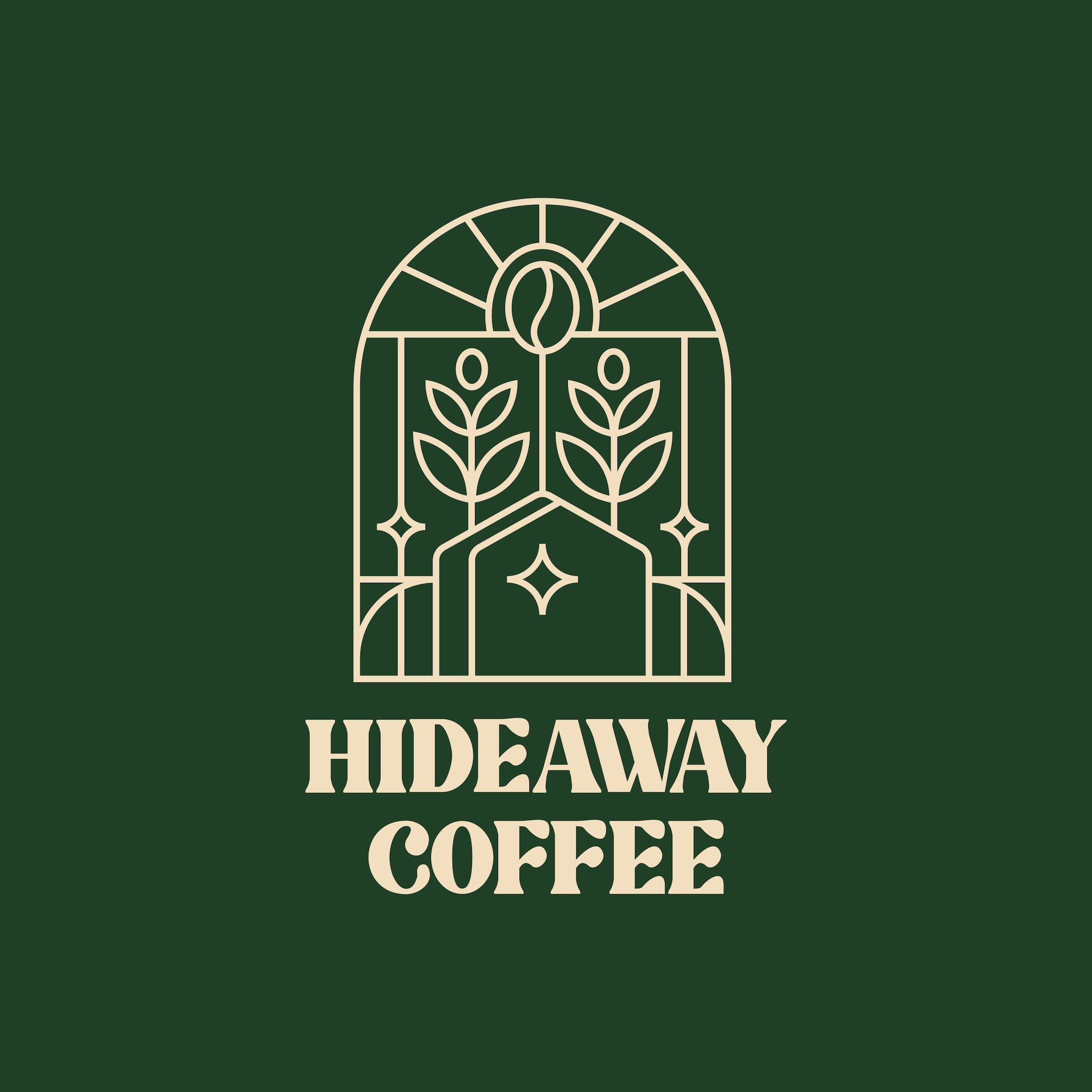 THIẾT KẾ LOGO DỰ ÁN HIDE AWAY COFFEE