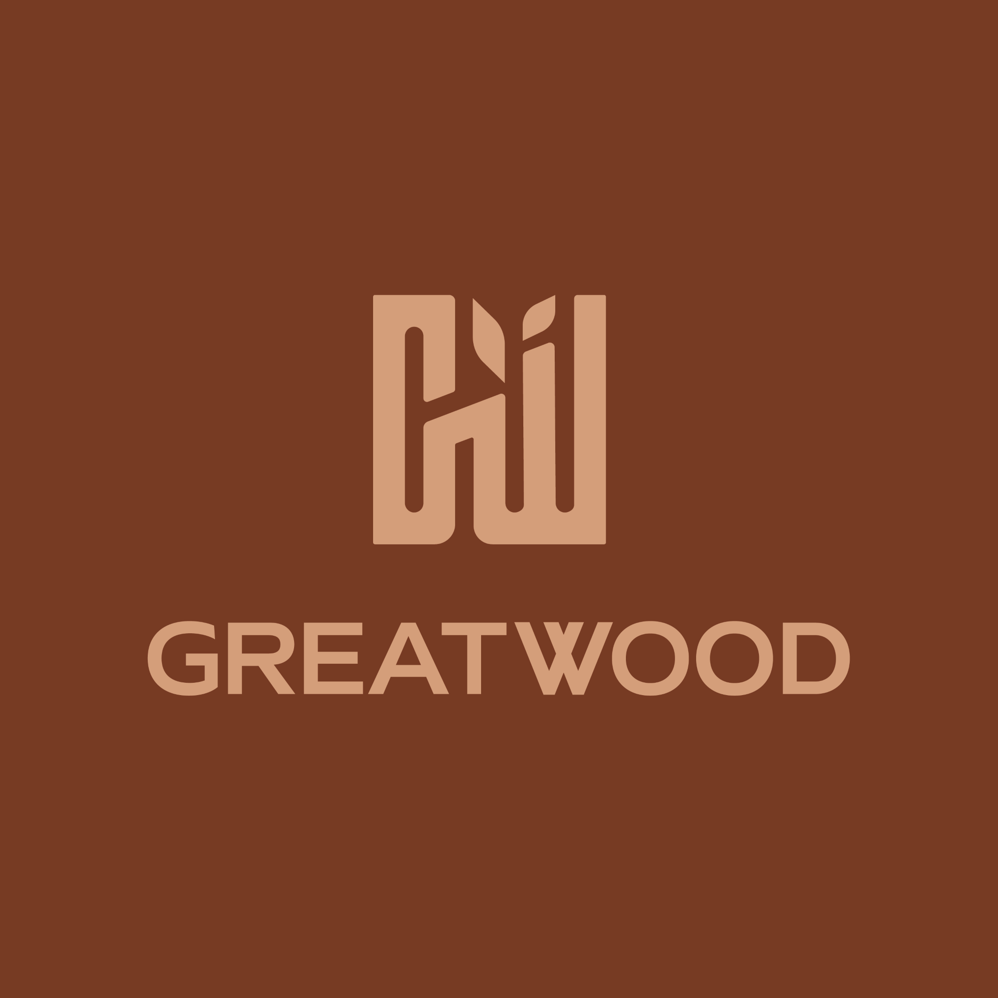 THIẾT KẾ LOGO DỰ ÁN CÔNG TY NỘI THẤT GREAT WOOD