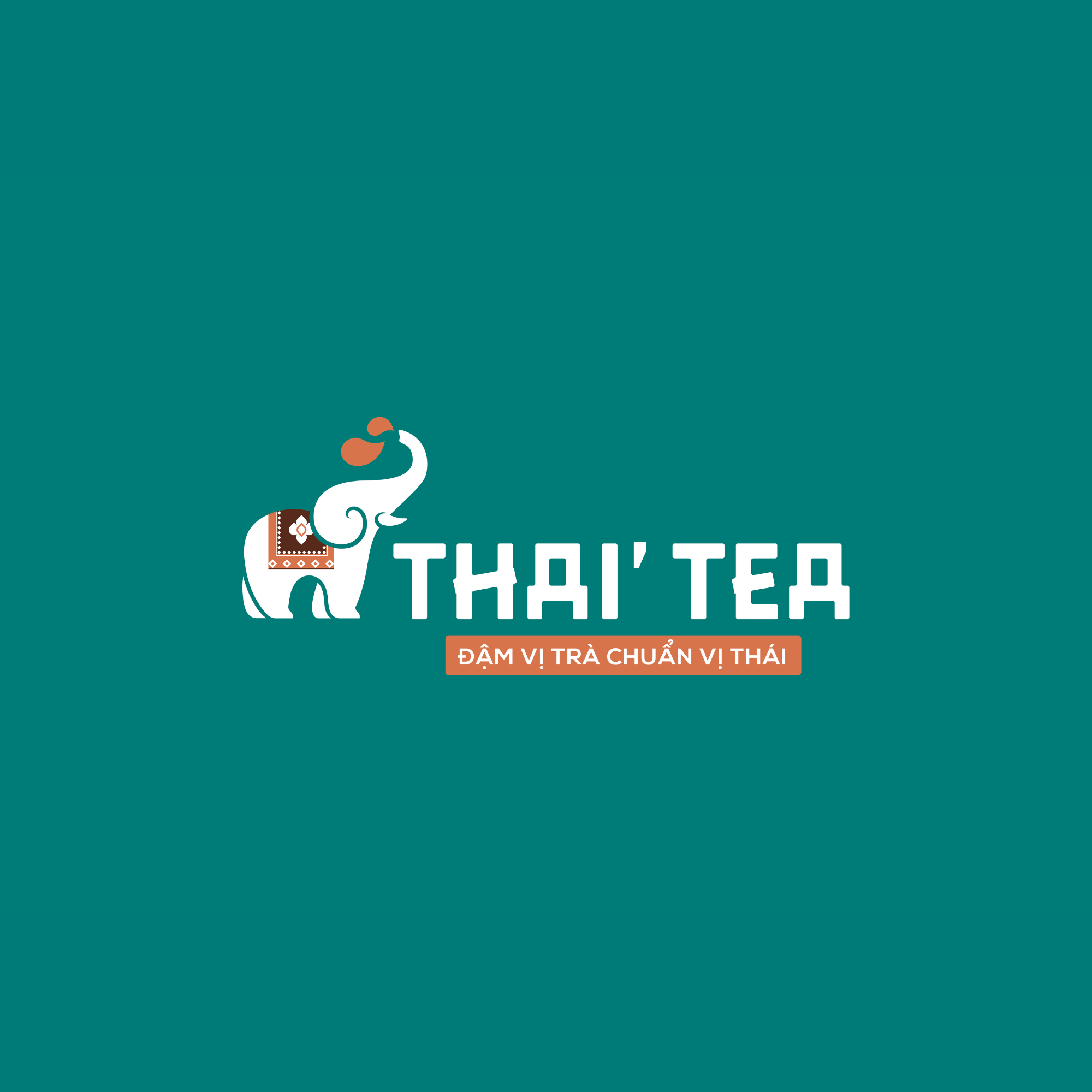 THIẾT KẾ LOGO TRÀ SỮA THAI' TEA