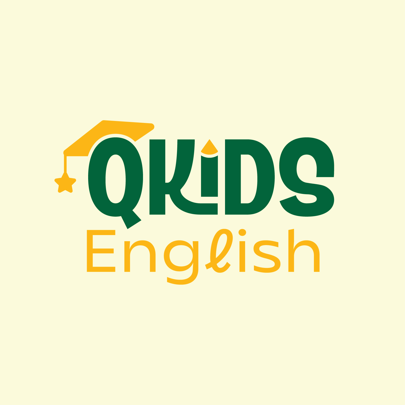 THIẾT KẾ LOGO DỰ ÁN QKiDS ENGLISH