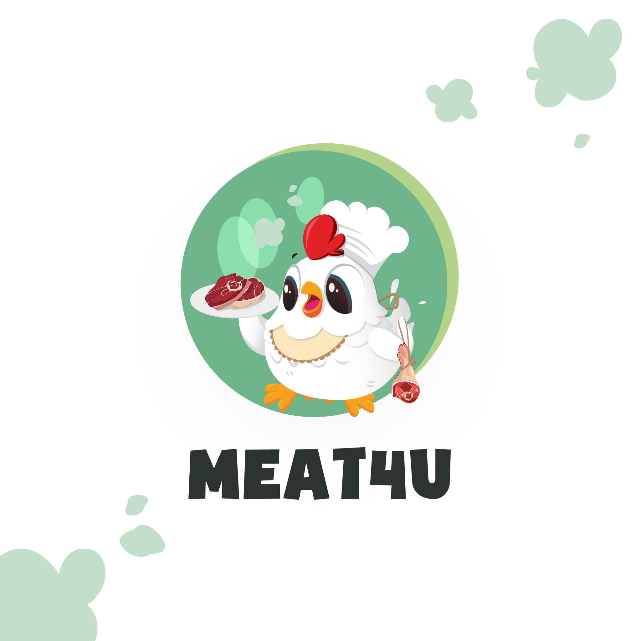 THIẾT KẾ LOGO DỰ ÁN MEAT4U