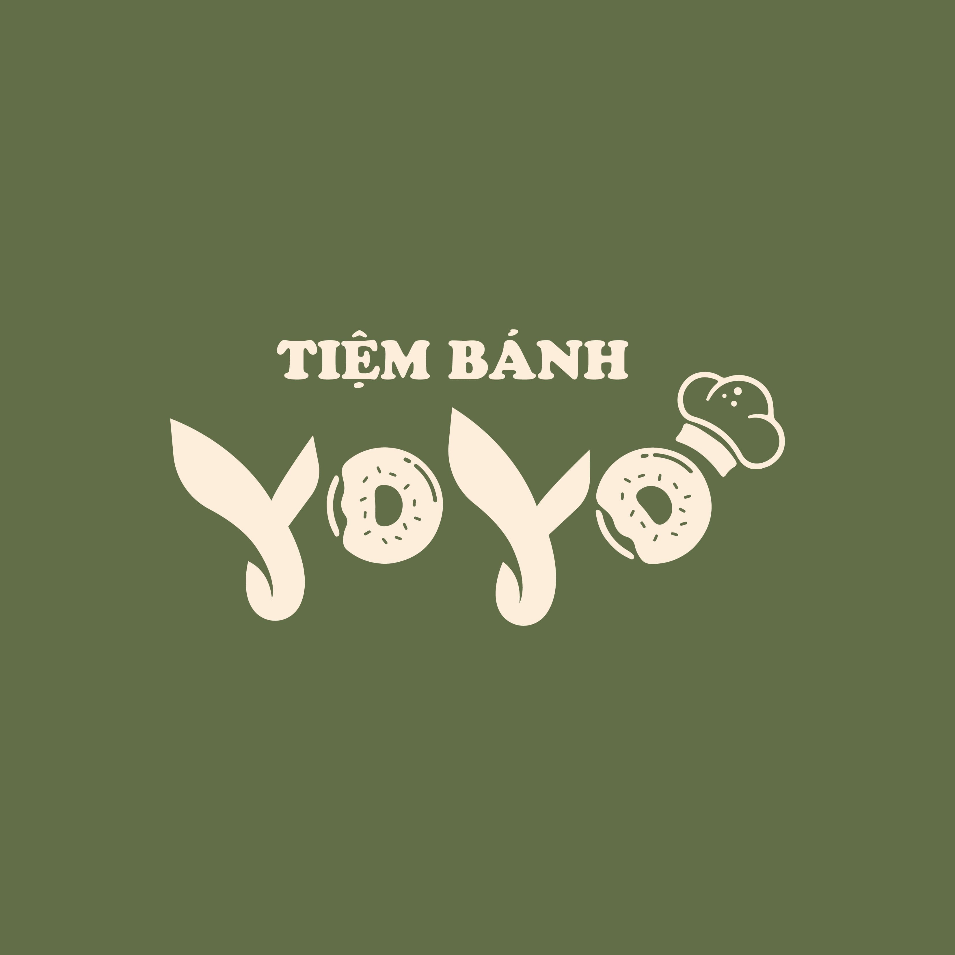 THIẾT KẾ LOGO TIỆM BÁNH YO YO