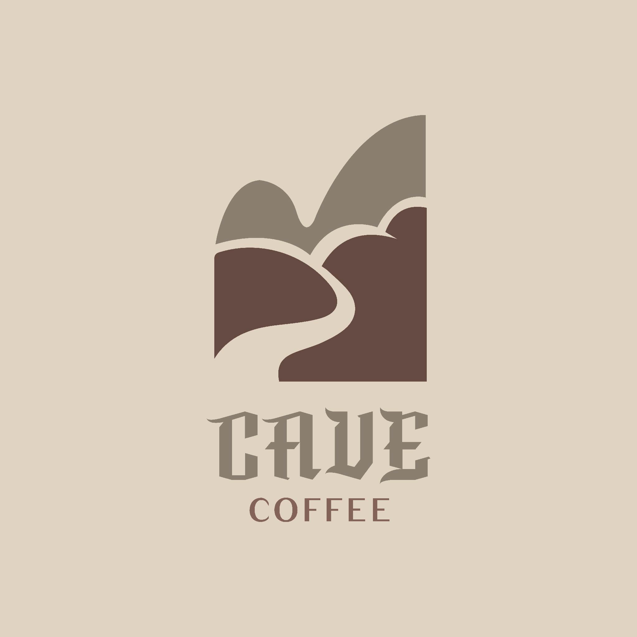 THIẾT KẾ LOGO TIỆM CÀ PHÊ CAVE COFFEE