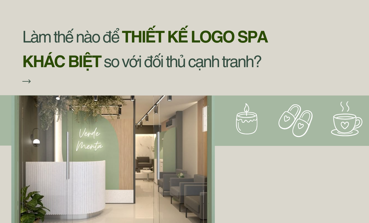 Làm thế nào để thiết kế logo spa khác biệt so với đối thủ cạnh tranh?