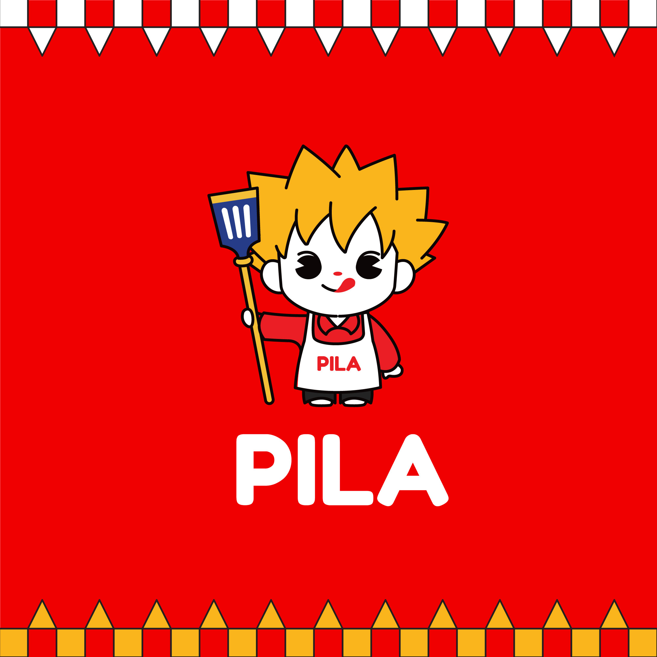 LOGO PILA - FAST FOOD - GOOD MOOD!