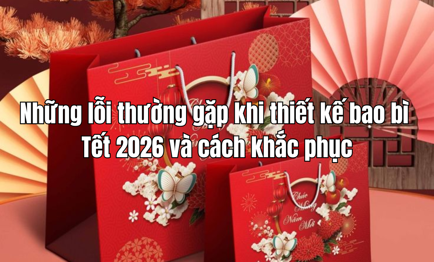 Những lỗi thường gặp khi thiết kế bao bì Tết 2026 và cách khắc phục