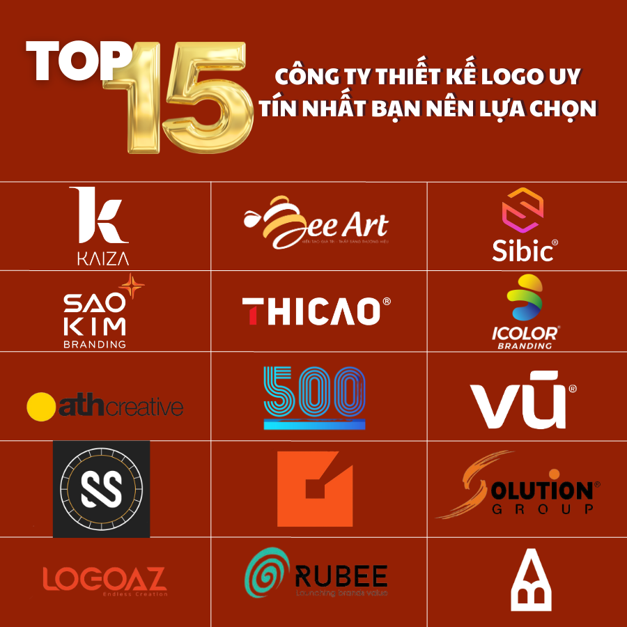 Top 15 công ty thiết kế logo uy tín nhất mà bạn nên lựa chọn