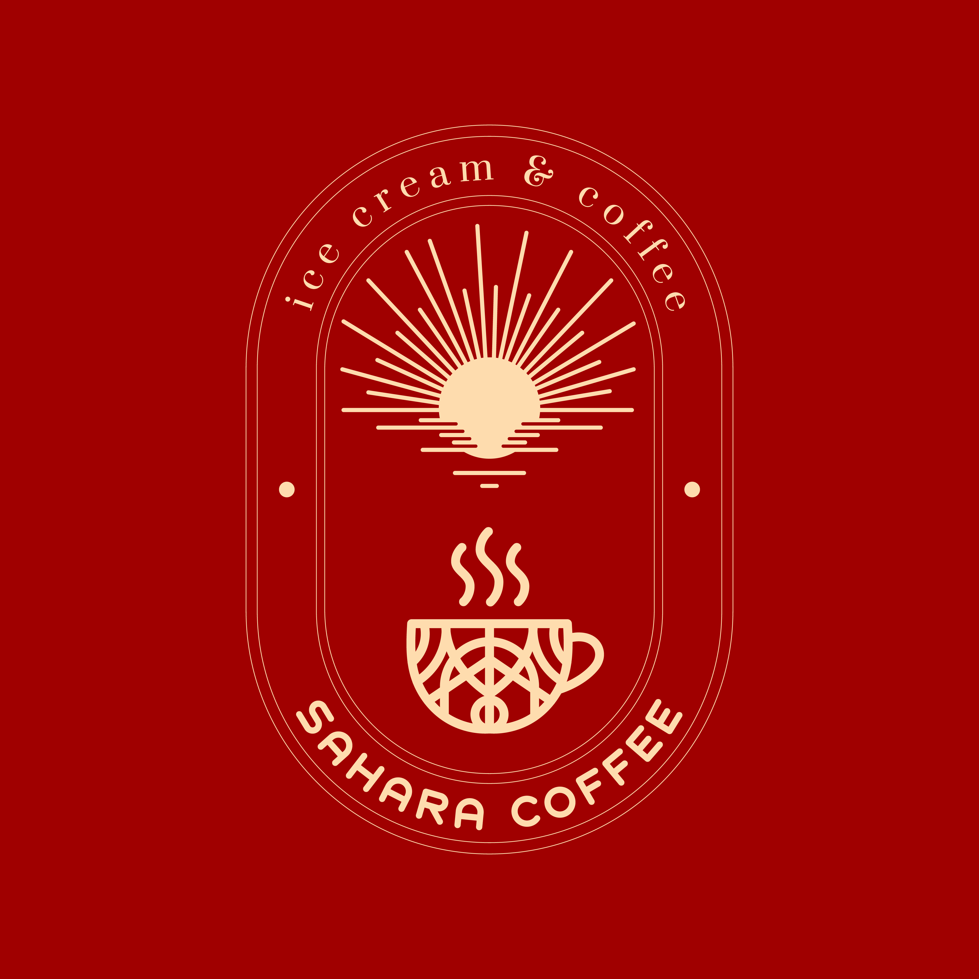 THIẾT KẾ LOGO DỰ ÁN SAHARA COFFEE