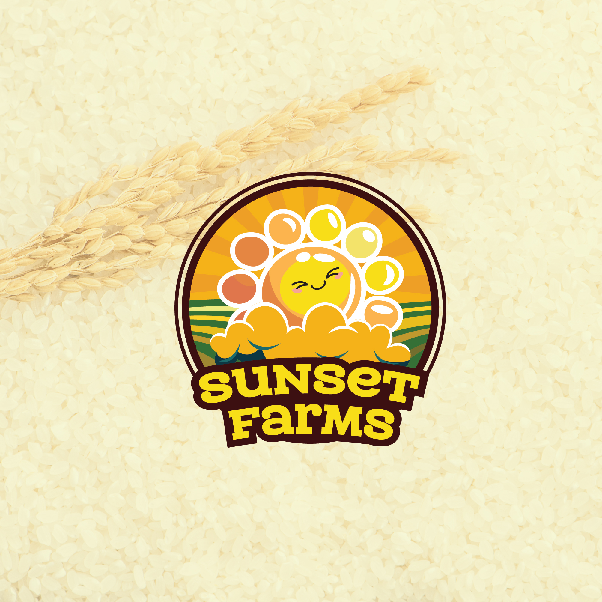 THIẾT KẾ LOGO DỰ ÁN SUNSET FARMS