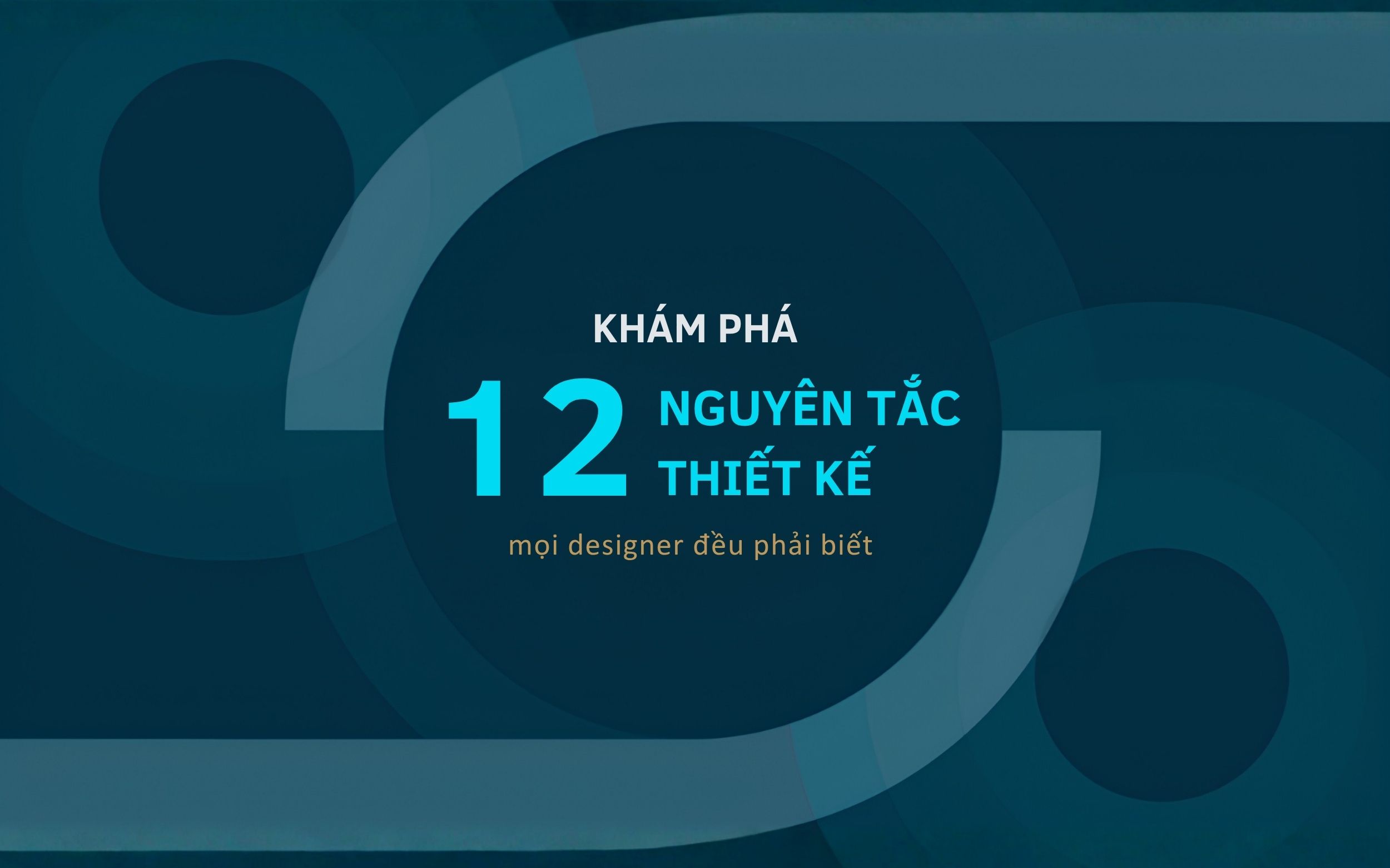Khám phá 12 nguyên tắc thiết kế mọi designer đều phải biết