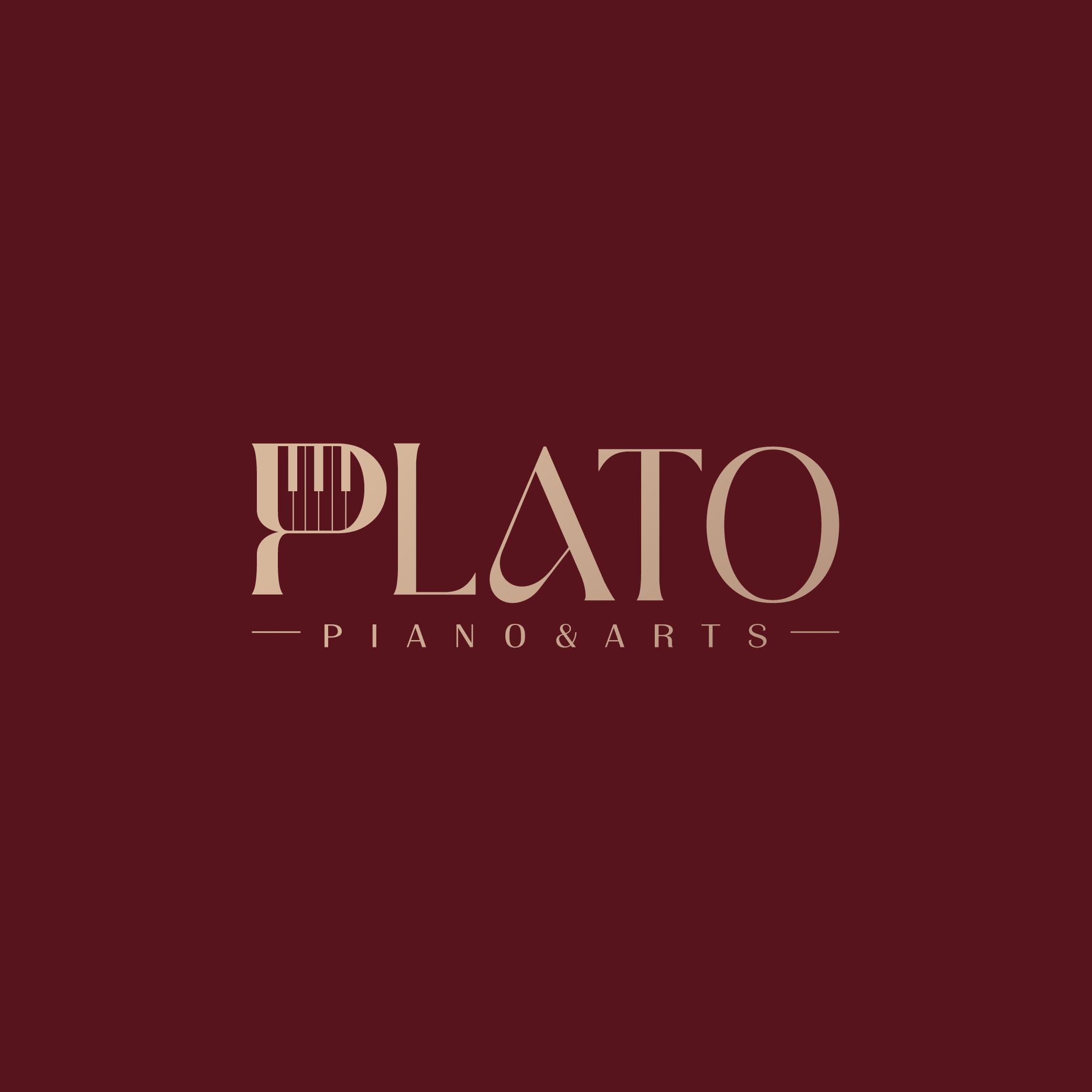 THIẾT KẾ LOGO DỰ ÁN PLATO PIANO & ARTS