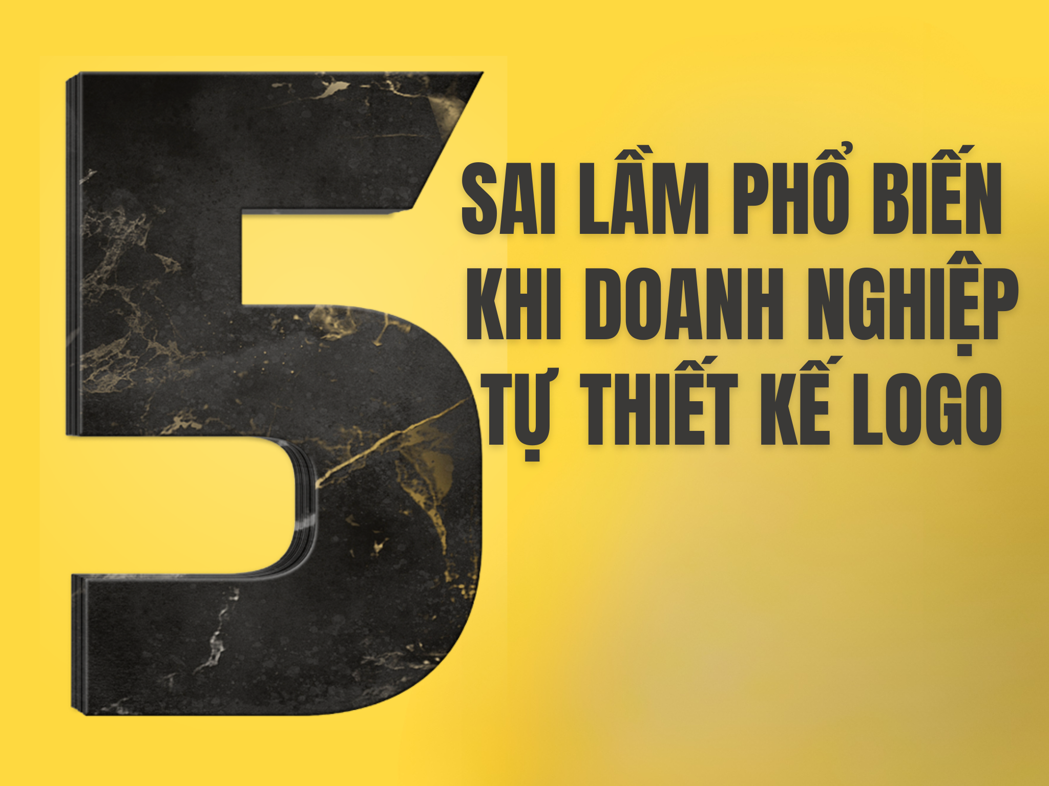 5 sai lầm phổ biến khi doanh nghiệp tự thiết kế logo