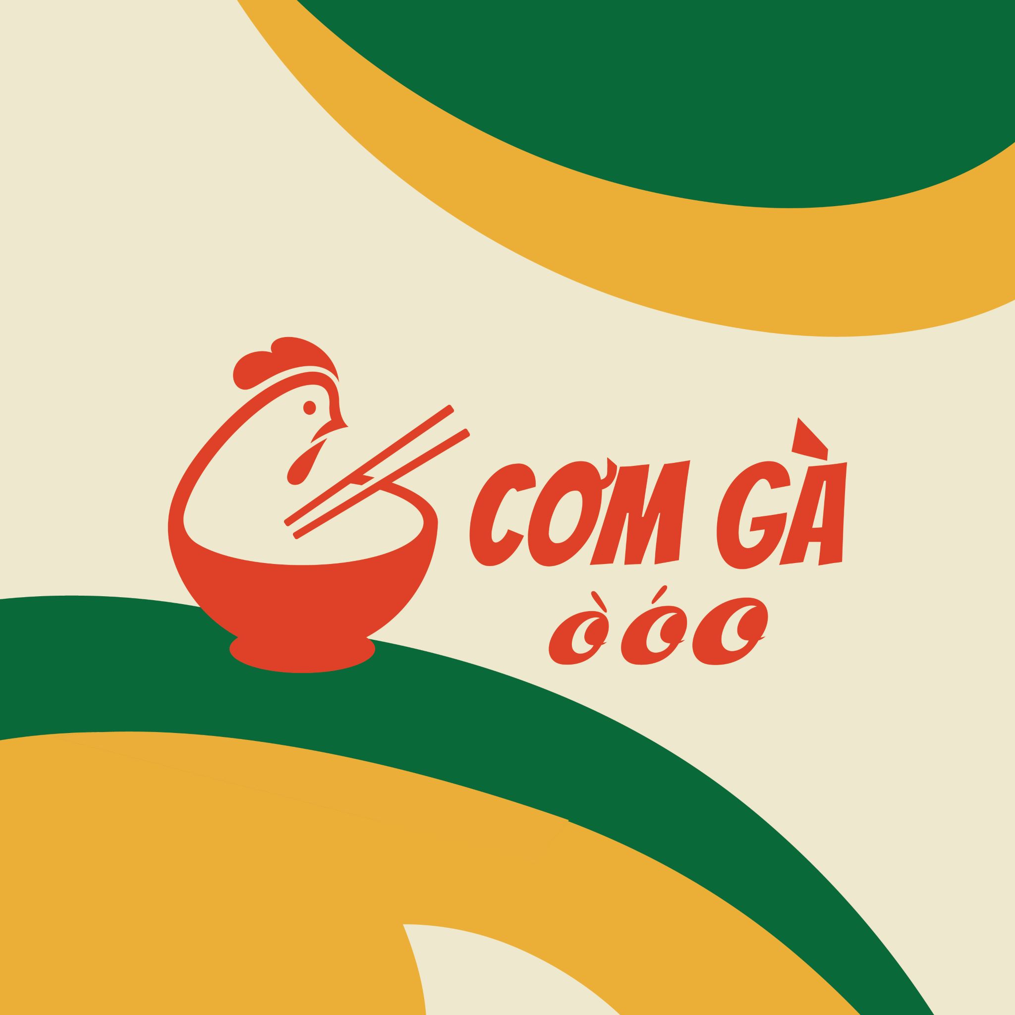 THIẾT KẾ LOGO DỰ ÁN CƠM GÀ Ò Ó O