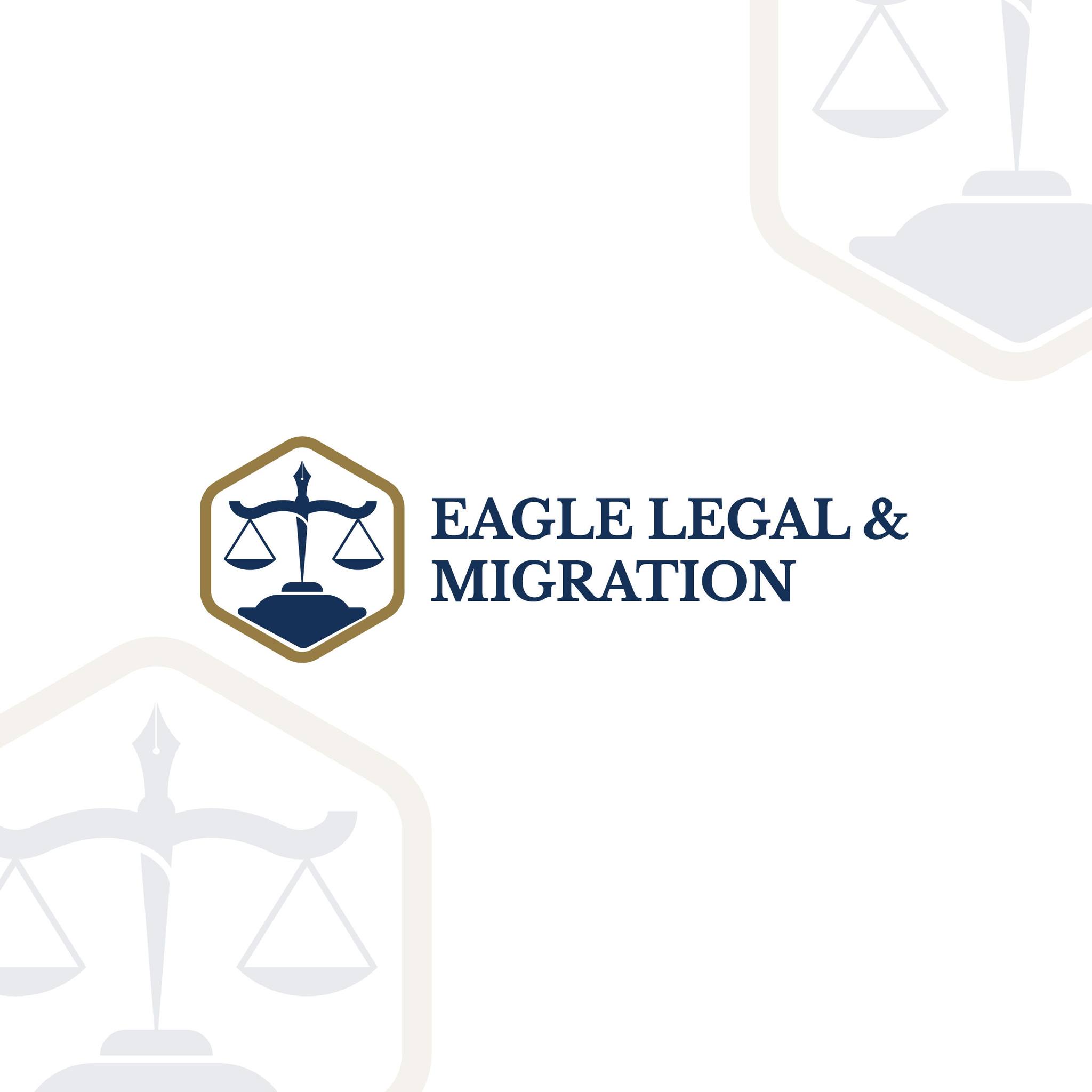 THIẾT KẾ LOGO DỰ ÁN EAGLE LEGAL & MIGRATION